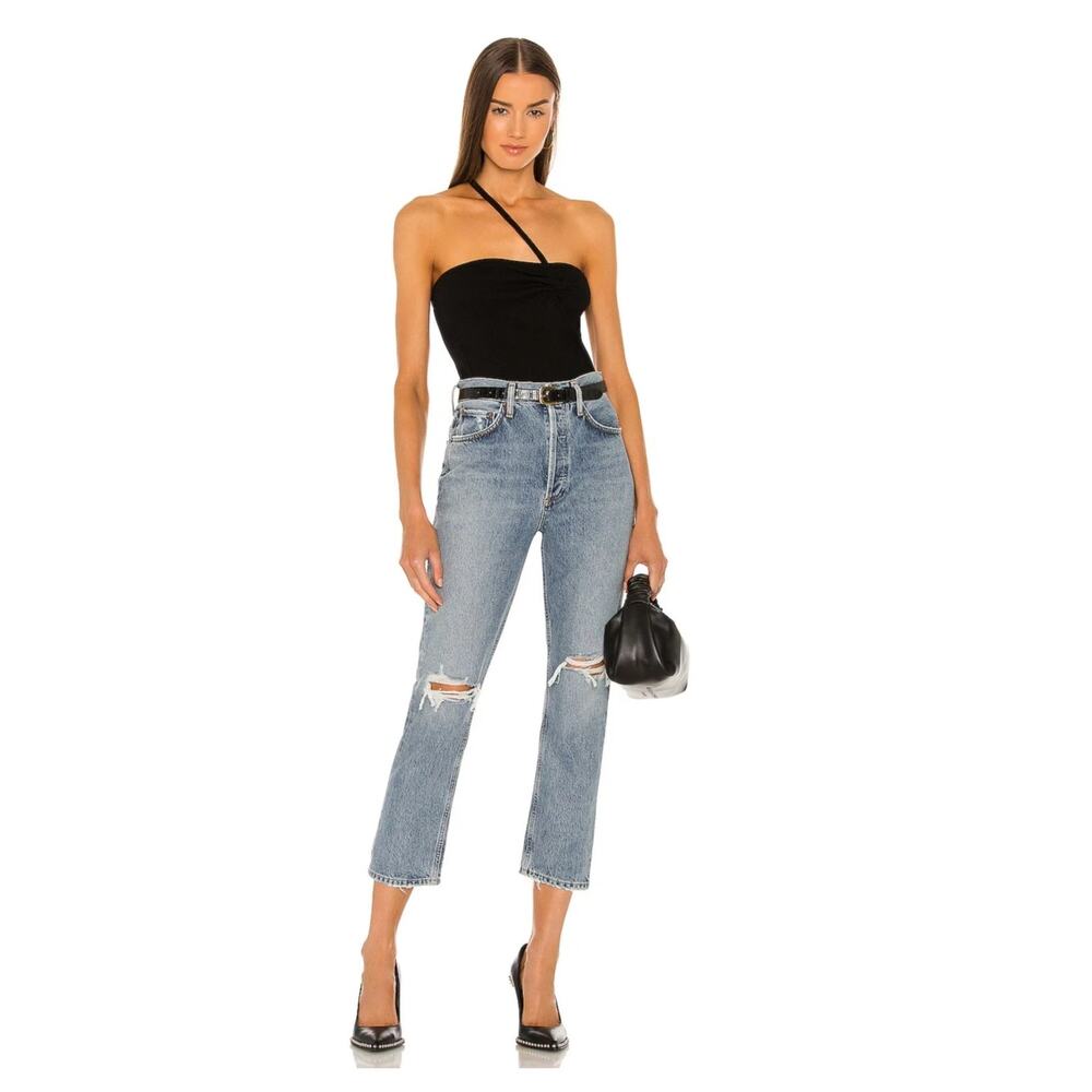 NWT AGOLDE Riley High Rise Straight Crop Size 30